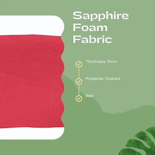 3mm Sapphire Foam Lamination Fabric - Attributes: Washable