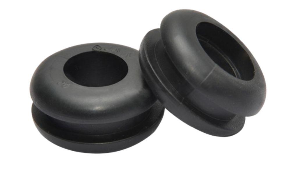 Black Rubber Grommet - Diameter: 10 Millimeter (Mm)