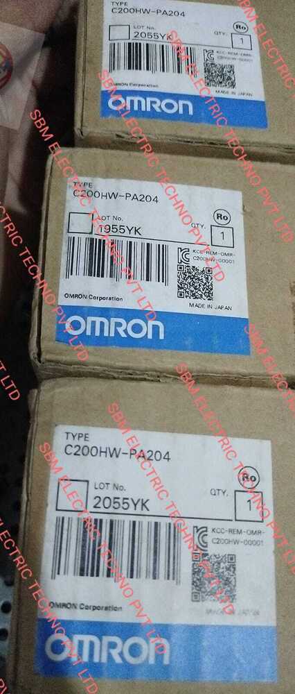 OMRON, PLC, C200HW-PA204