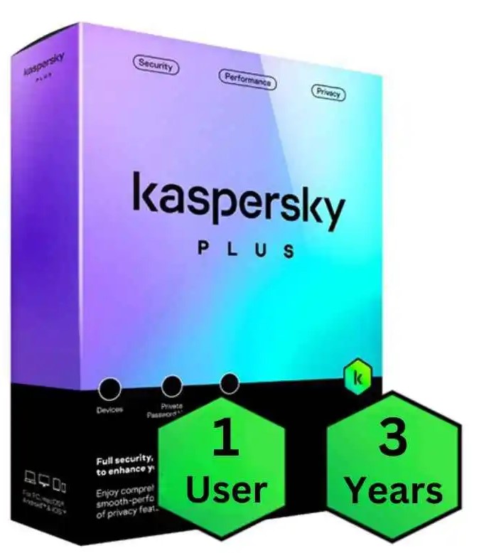 1 user 3 Years Kaspersky Total Security Antivirus