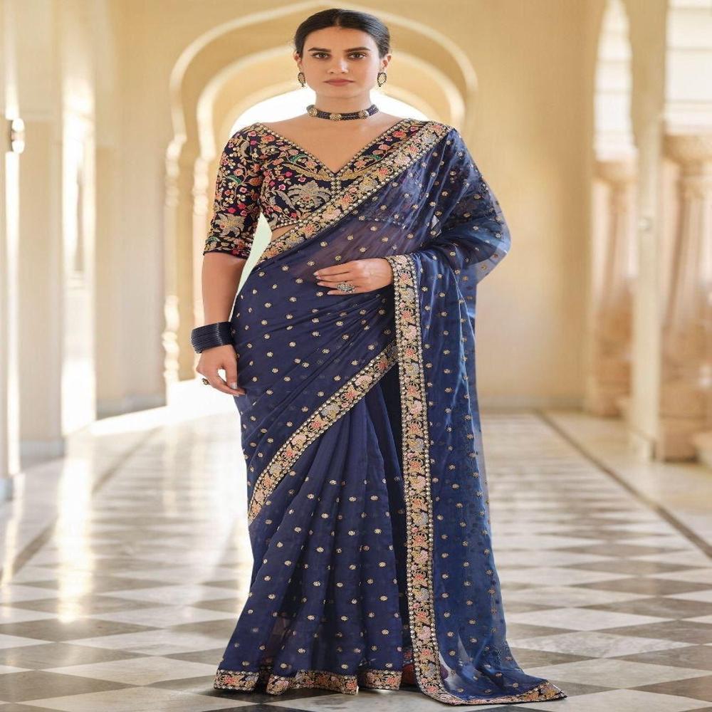 Ladies Saree - Color: Multicolor