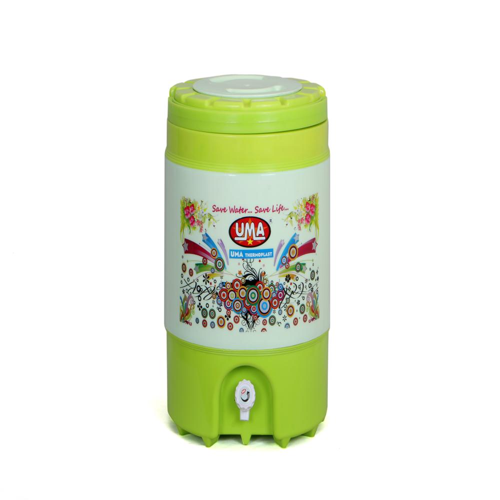 18 Ltr Green Color Water Camper Jug - Hardness: Rigid