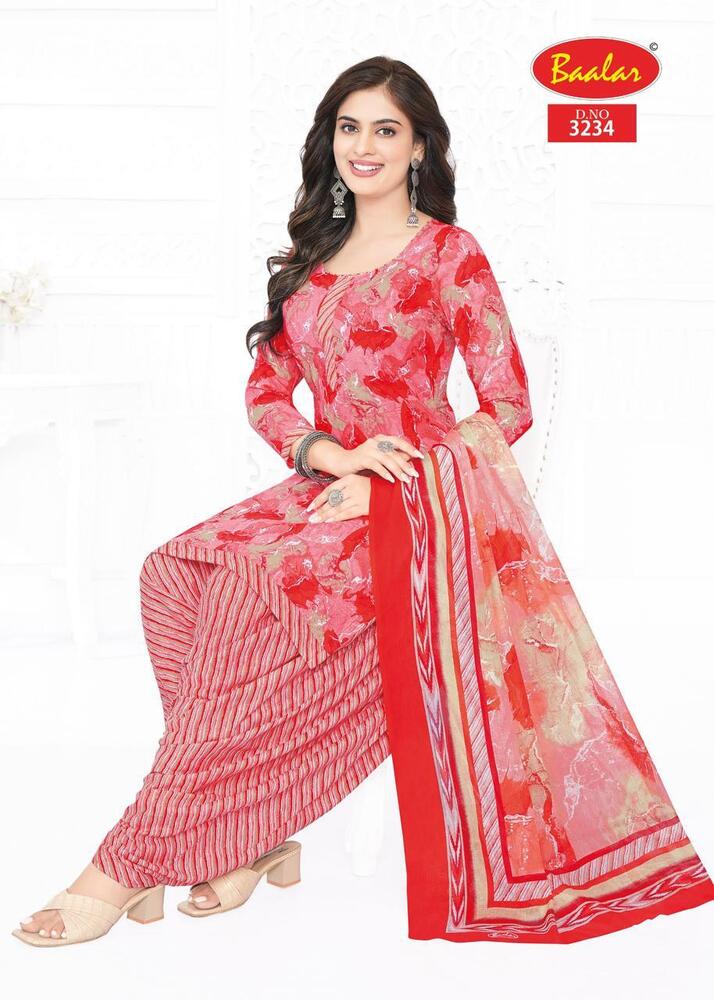 Baalar Zaara Patiyala Vol-32  Dress Material
