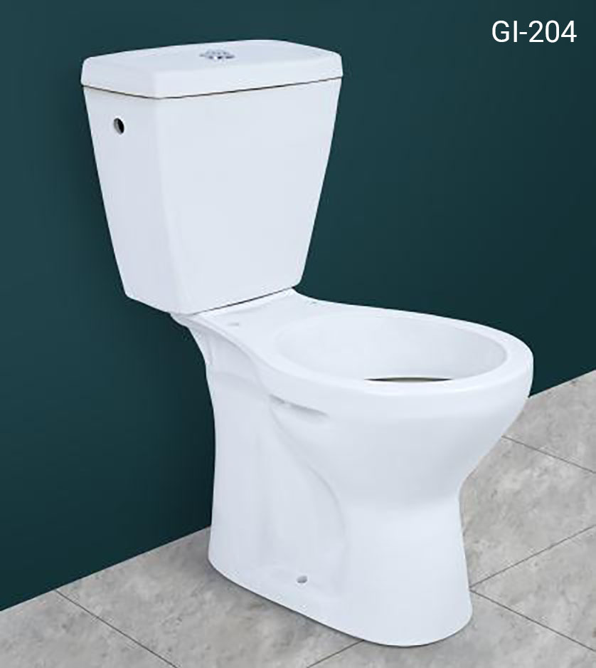 Gravity flush toilet