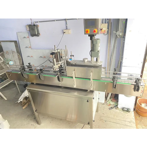 Water Bottle Sticker Labelling Machine - Filling Material: Ss