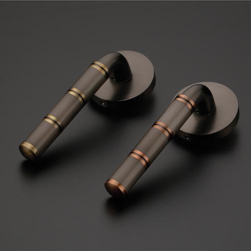 Brass Mortise Door Handle Set
