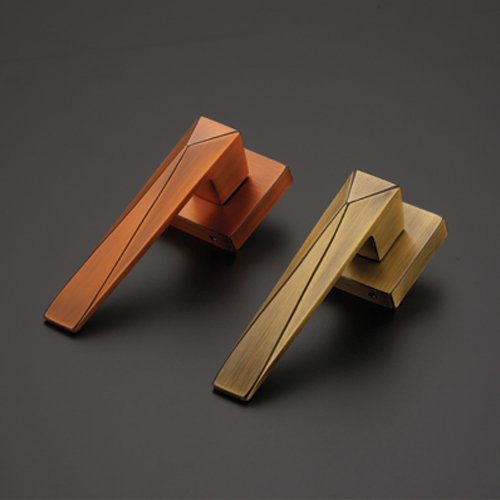 Brass Door Handle Set - Color: As Per Availability