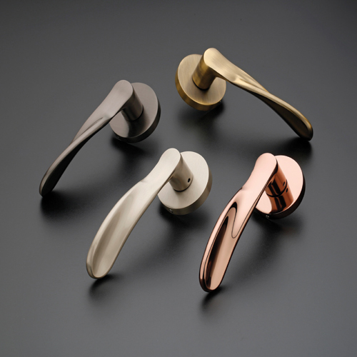 Brass Lever Handle Set - Application: Doors & Cabinets