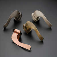 S-1009 Brass Mortise Handle Set - Application: Doors & Windows