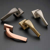 S-1010 Brass Mortise Handle Set