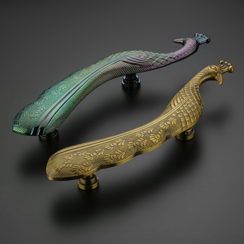 Traditional Indian Brass Door Pull Handcrafted Royal Vintage Pull Handle - Color: As Per Availability