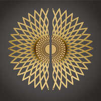 Circle Mandala Door Handle - Capacity: 50 Kg