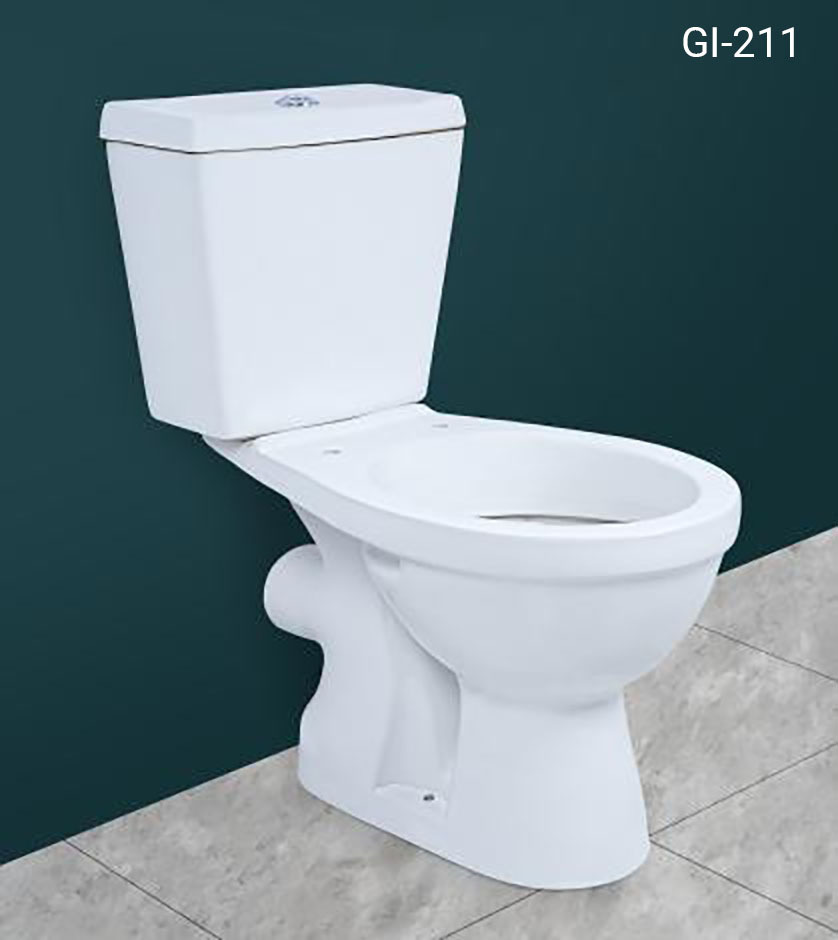 Dual Piece Commode