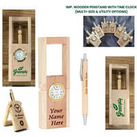 Desktop Wooden Pen Stand