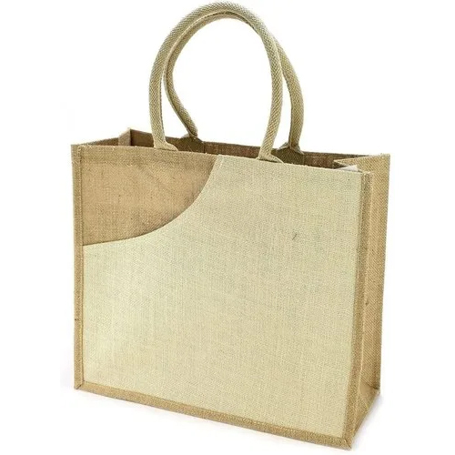 Office Jute Lunch Bag - Color: Brown
