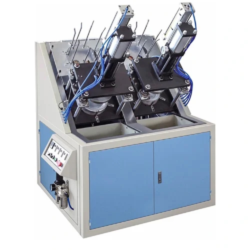 Fully Automatic Paper Plate Making Machine - Color: Industrial White And Blue