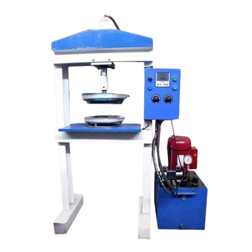 Disposable Paper Plate Making Machine - Color: Industrial White And Blue