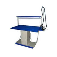 Ss Vacuum Pressing Table - Color: White And Blue