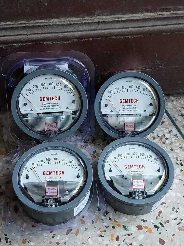 GEMTECH G2000-750Pa Differential Pressure Gauge 0-750 Pascal
