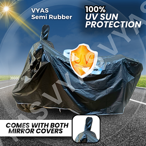 Semi Rubber Piping Waterproof Bike Cover