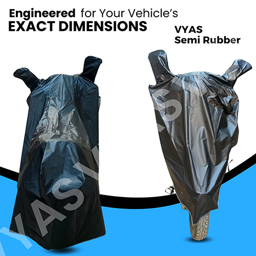 Semi Rubber Piping Waterproof Bike Cover