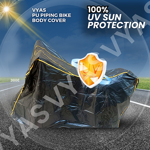 Pu Piping Waterproof Bike Cover
