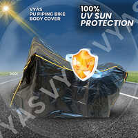 Pu Piping Waterproof Bike Cover