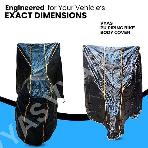 Pu Piping Waterproof Bike Cover