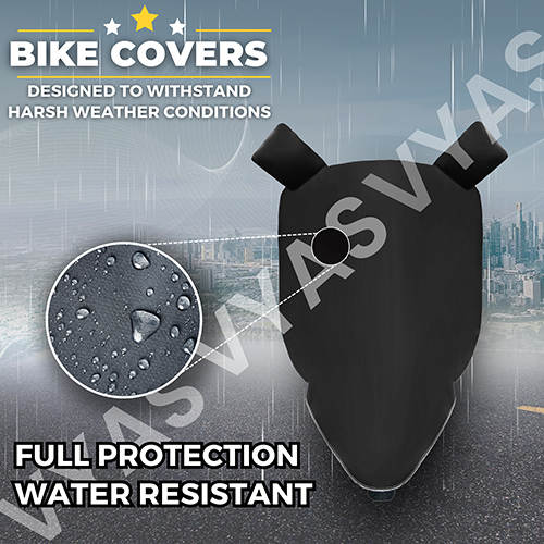 Taffeta Black Bike Cover