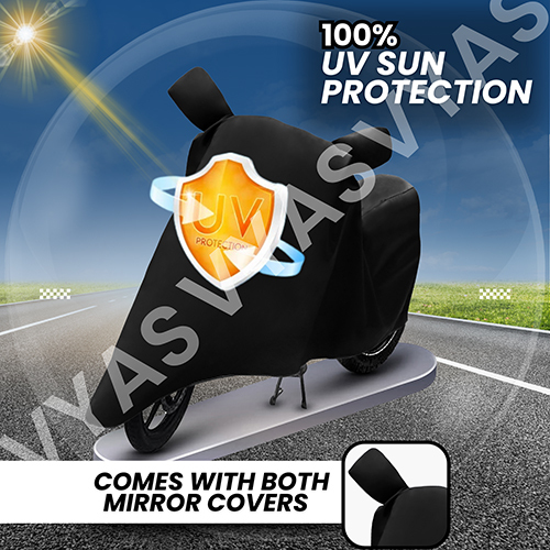 Taffeta Black Bike Cover