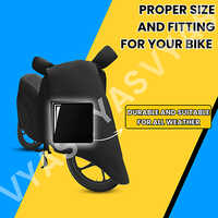Taffeta Black Bike Cover