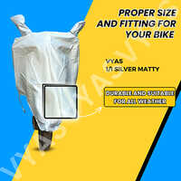 11 Silver Matty Bike Cover