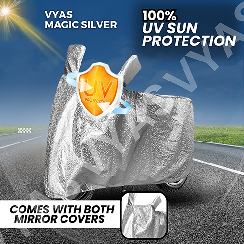 Magic Silver Waterproof Bike Cover