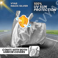 Magic Silver Waterproof Bike Cover
