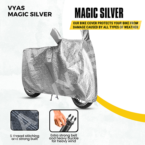 Magic Silver Waterproof Bike Cover