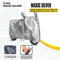 Magic Silver Waterproof Bike Cover