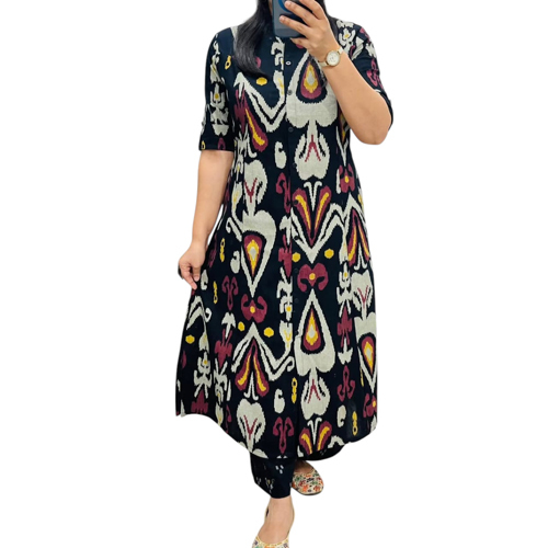Premium Jaipur Print A-Line Cord Set
