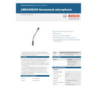Lbb1949-00 Gooseneck Microphone - Color: Sliver
