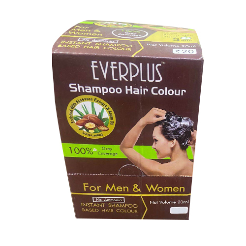 20ml Everplus Shampoo Hair Colour - Color: Different Available