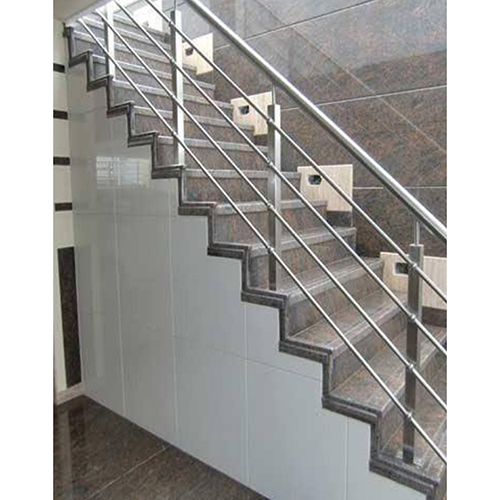 SS Staircase Railing Fabrication Services
