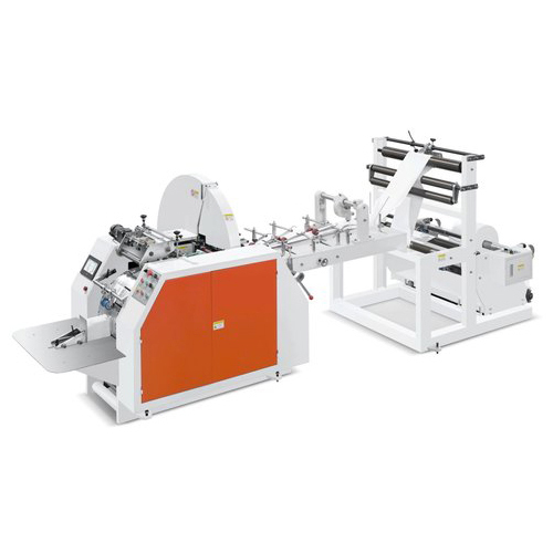 V Bottom Paper Bag Machine With 2 Color Printing Online - Grade: Semi-Automatic