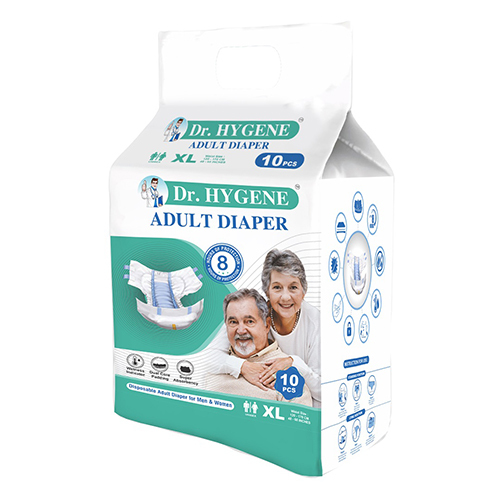 Adult Diaper Xl Disposable - Color: White