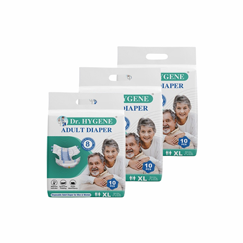 Adult Diaper Xl Disposable - Color: White
