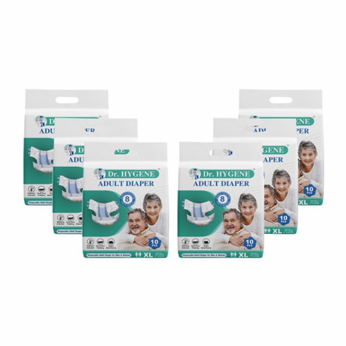 Adult Diaper Xl Disposable - Color: White