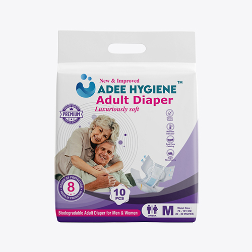 Adult Diaper Medium Luxuriously Soft - Color: White