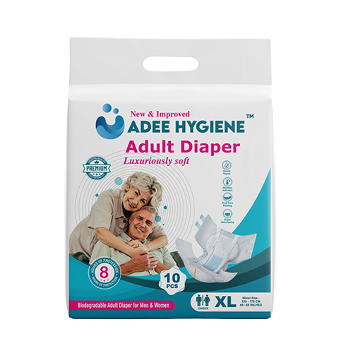 Adult Diaper Xl Luxuriously Soft - Color: White