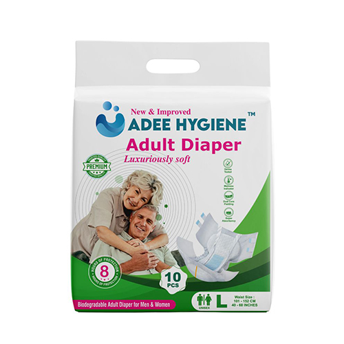 Adult Diaper - Color: White