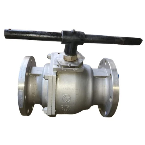 3 Inch Mild Steel Flanged Ball Valve - Finish: Polished