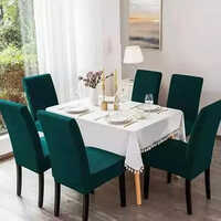 Solid Colours Elastic Chair Cover