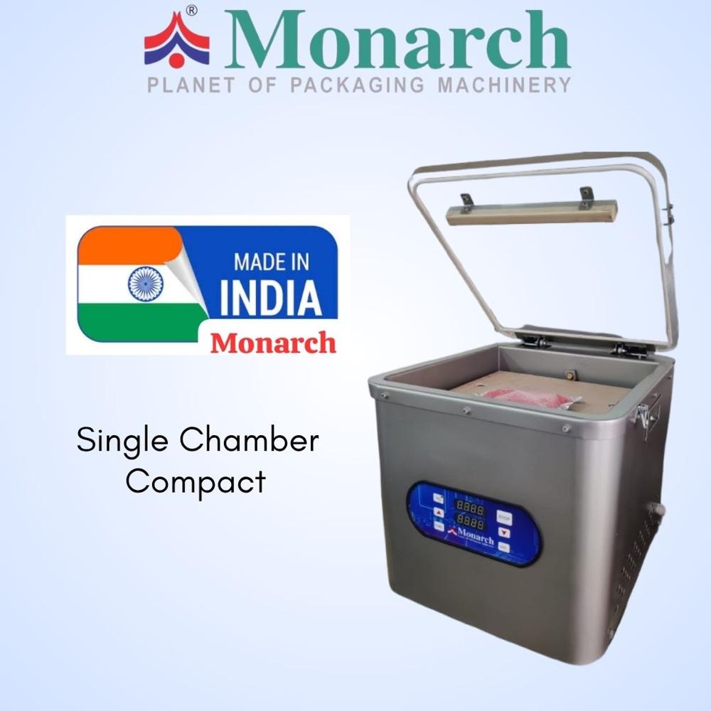 Single Chamber Vacuum Machine - Color: Silver